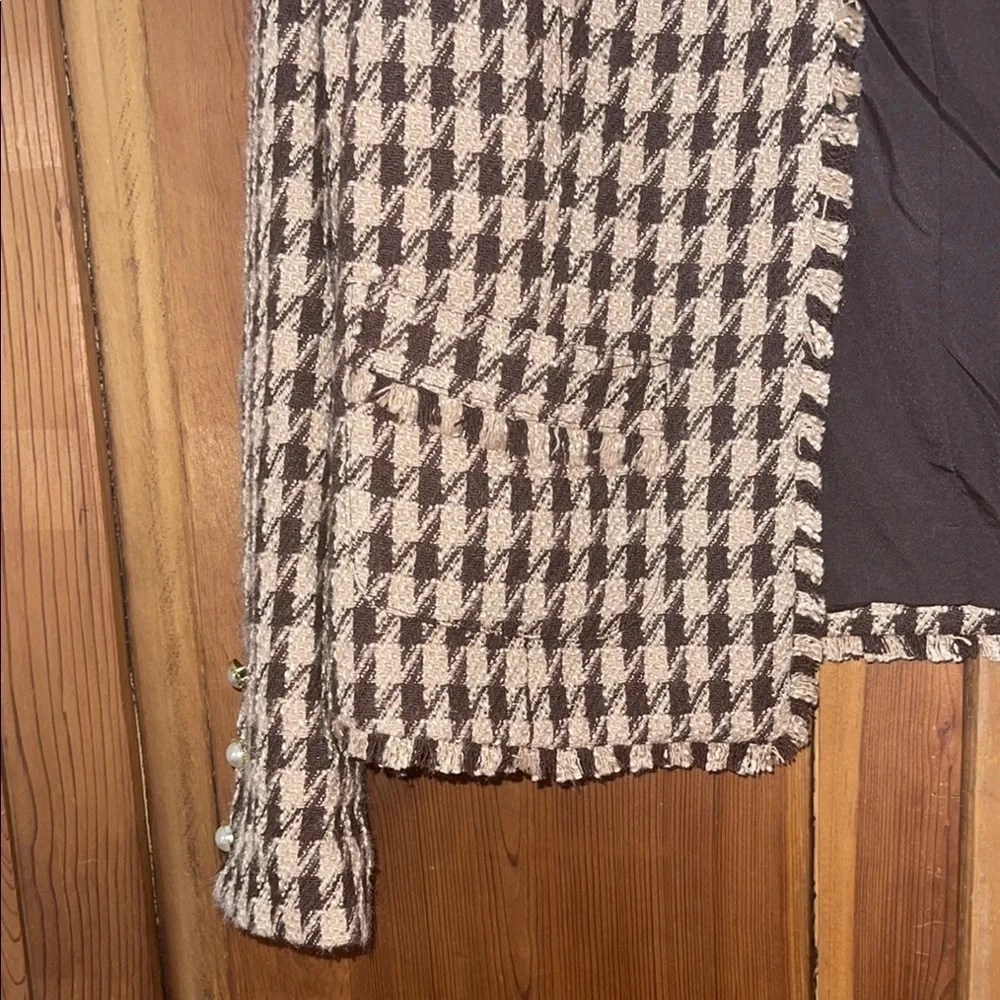 Nanette LePore Houndstooth Blazer Sz. L